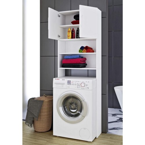 MID.YOU omarica za pralni stroj jutas, bela, 64 cm Slike