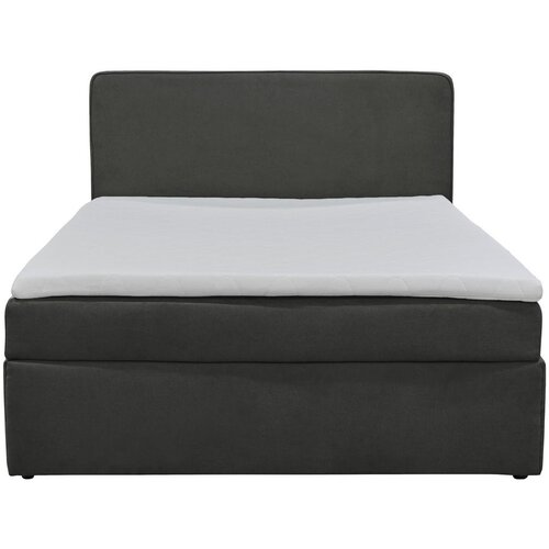 MID.YOU POSTELJA Z VZMETNICO 140 cm x 200 cm , tekstil antracit Slike