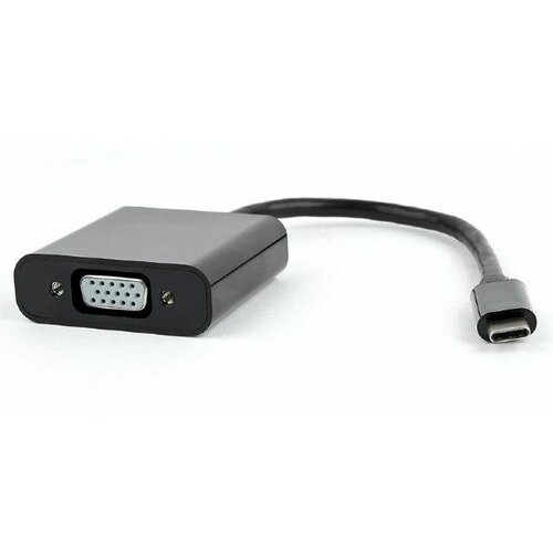 Gembird USB-C to VGA adapter, black, blister AB-CM-VGAF-01 adapter Cene