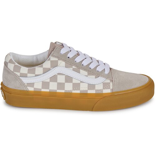 Vans Nizke superge Old Skool Gum check Mushroom Bež Slike