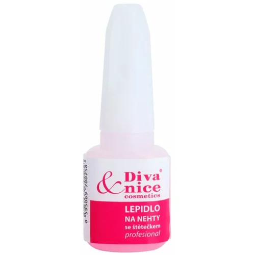 Diva & Nice Cosmetics Accessories lepilo za nohte s čopičem