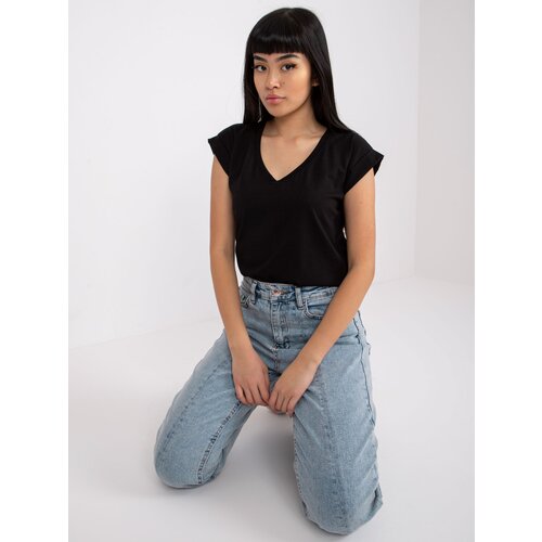 RUE PARIS T-shirt-RV-TS-7543.12X-black Slike