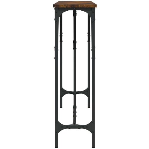  Konzolni stol boja hrasta 140x23x75 cm od konstruiranog drva Slike