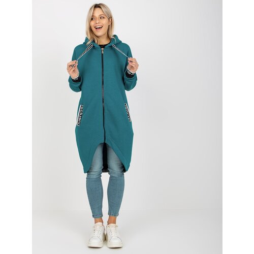 RELEVANCE Sweatshirt-RV-BL-6832.10-sea Cene