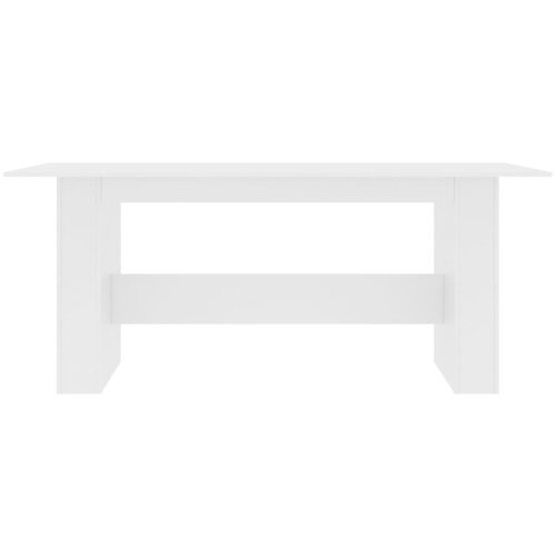  Blagovaonski stol bijeli 180 x 90 x 76 cm konstruirano drvo Slike