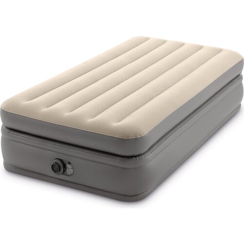 Intex Vazdušni krevet Twin Prime Comfort (w/220-240V Internal Pump), Bež Cene