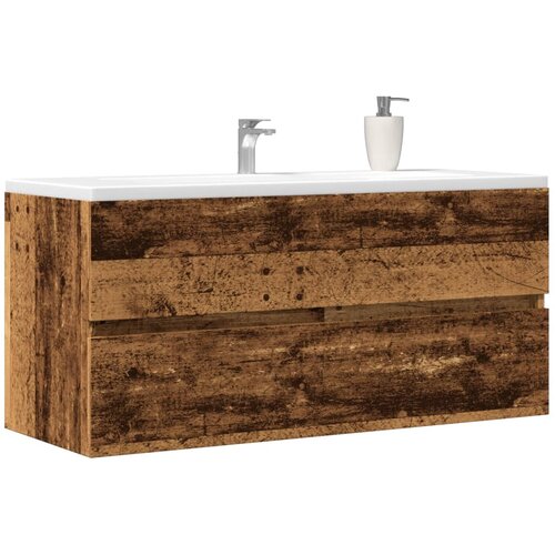 VidaXL Ormarić za umivaonik boja drva 100x38,5x45 cm konstruirano drvo Slike