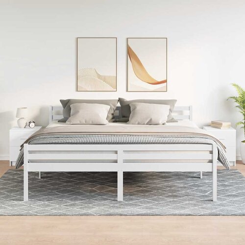  Noćni ormarići 2 kom s 2 ladice bijeli 40x36x50 cm Slike