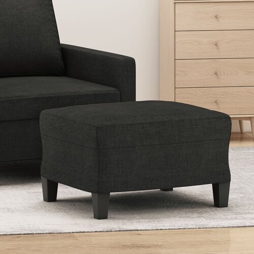 vidaXL Stolček za noge črn 60x50x41 cm blago Cene