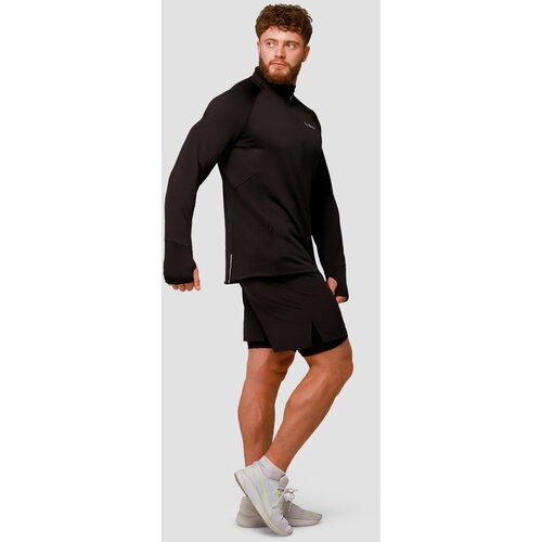GymBeam Majica za trčanje Pulse 1/2 Zip Black XXL Slike