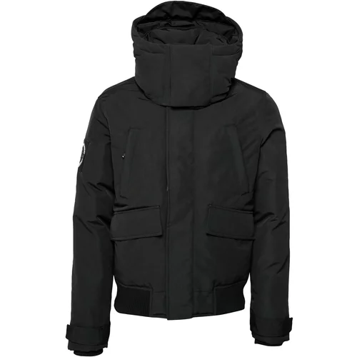 Superdry Prehodna jakna 'Everest' črna