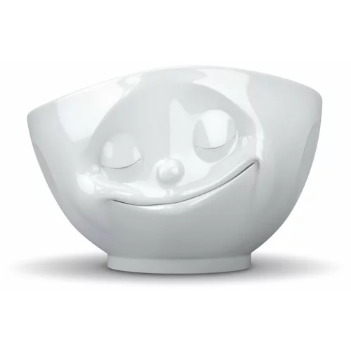 58products bijela porculanska zdjela sretna