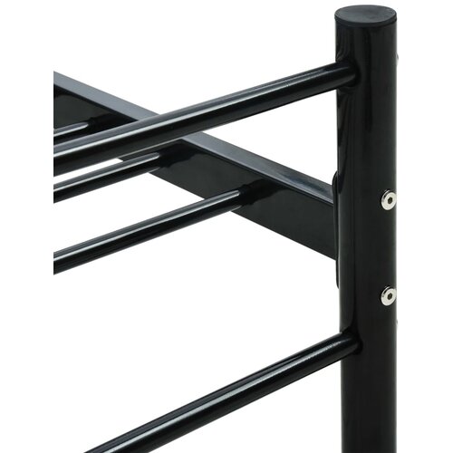 Okvir za krevet crni metalni 100 x 200 cm Slike