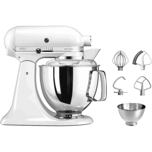 Kitchenaid Mikser sa posudom, 300W, kuhinjski robot &amp;ndash; 5KSM175PSEWH Slike
