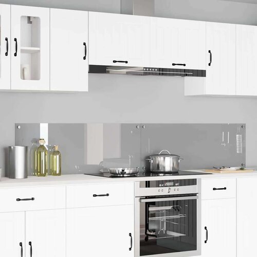 vidaXL Kuhinjski zaštita 2 pcs Svijetlo siva 110 x 40 cm Cene