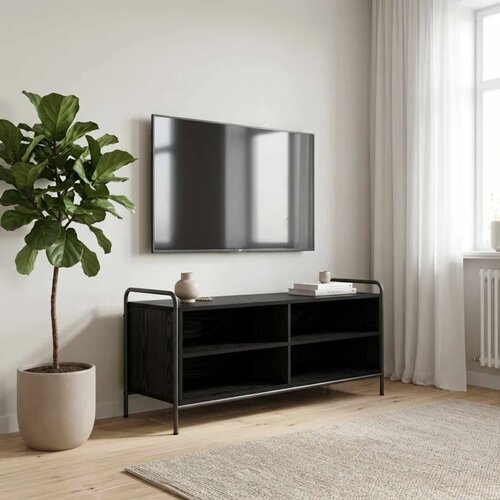  TV ormar 140 x 39 5 x 50 cm Crni hrast Konstruirano drvo - Crni hrast 100 x 39 5 x 50 cm Slike