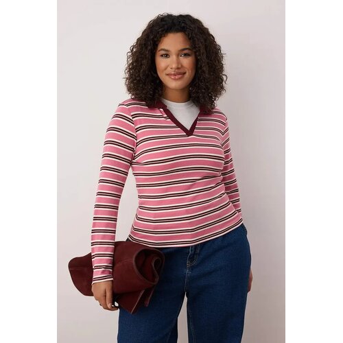 Trendyol Ženska bluza Tbbaw26Af00120, Roze Cene