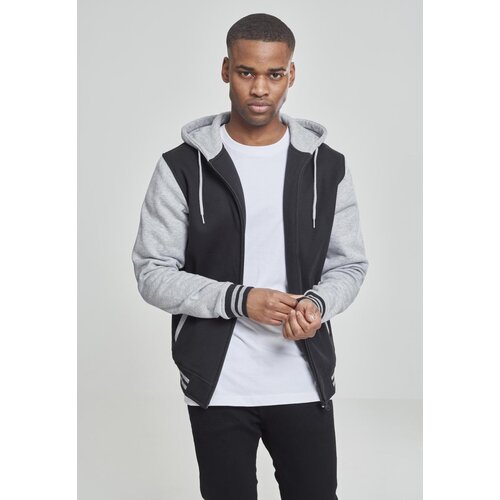 UC Men 2-color Zip-Up Sweatshirt BLK/Grey Slike