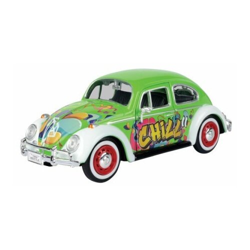 Motor Max metalni auto 1:24 1966 volkswagen beetle graffiti ( 25/79598 ) Cene