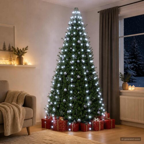  Svjetla za božićno drvce 500 LED lampica 500 cm Slike