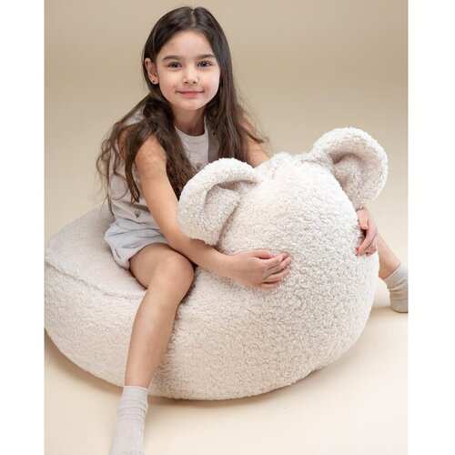 Wigiwama Krem vreća za bebe od boucl&amp;eacute; tkanine Bear &amp;ndash; Slike