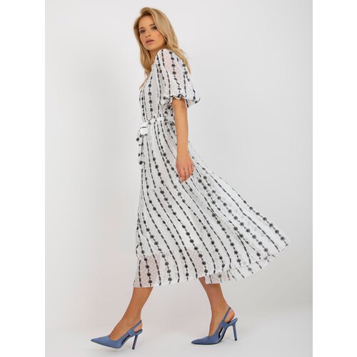 LAKERTA Dress-LK-SK-508963-1.38-white-black Slike