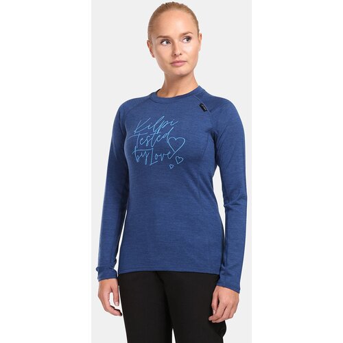 Kilpi Women&amp;#039;s functional T-shirt with long sleeves MAVORA TOP-W Dark blue Slike