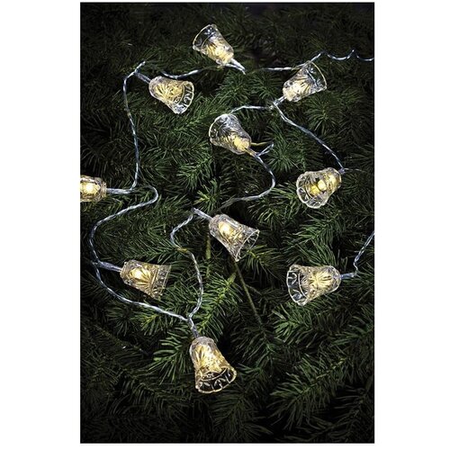 Markslöjd Prozorna svetlobna veriga LED Markslöjd Bell, 10 luči, dolžina 210 cm Cene