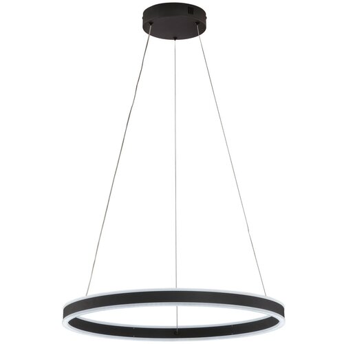 Fischer & Honsel Črna LED viseča svetilka z daljinskim upravljalnikom/zatemnitvena ø 60 cm Sirko – Cene