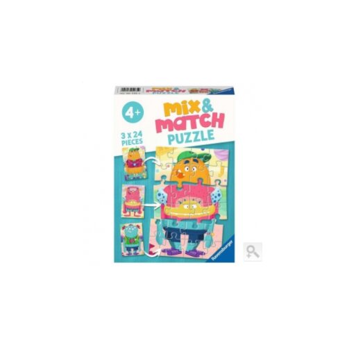 Ravensburger Mix&Match puzzle (slagalice) Čudovišta RA05135