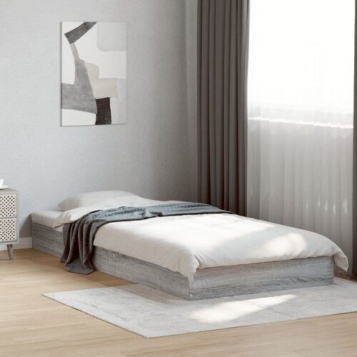 Furnova Posteljni okvir siva sonoma 90x200 cm inženirski les, (21941423) Slike