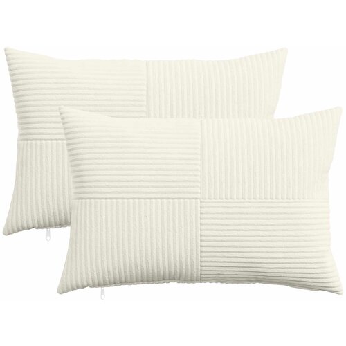  Presvlaka za jastuk 2 pcs ALMELO Krem 40 x 60 cm Kord Cene