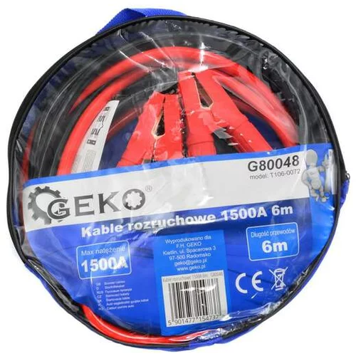 Geko 1500A vzigalni kabli 6m + torba G80048