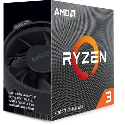 AMD Ryzen 3 4100 BOX4 CPU cores,8 threads3.8GHz,4MB L3,65W Slike