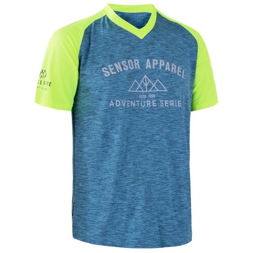 Sensor Men&amp;#039;s Jersey Cyklo Charger Blue/Neon Yellow Slike