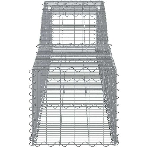  Lučne gabionske košare 15 kom 400x50x40/60 cm pocinčano željezo Cijene