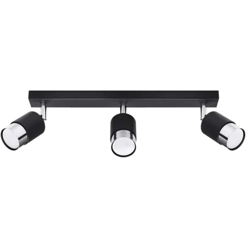  Stropna lampa NERO 3 crna/krom