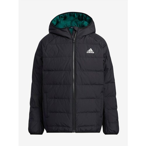 Adidas Black Quilted Boys' Jacket Performance Froosy - Unisex Cene