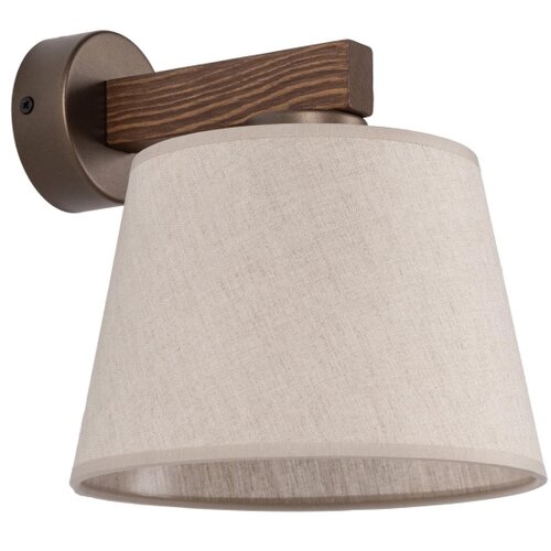  Brilagi - Zidna lampa LATTE 1xE27/15W/230V borovina/bež Slike