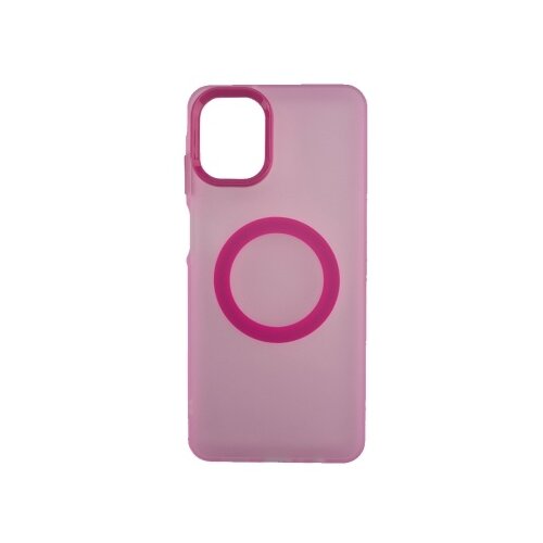  Silikonska futrola Magsafe FLURO COLOR Samsung A07 ROZE Cene