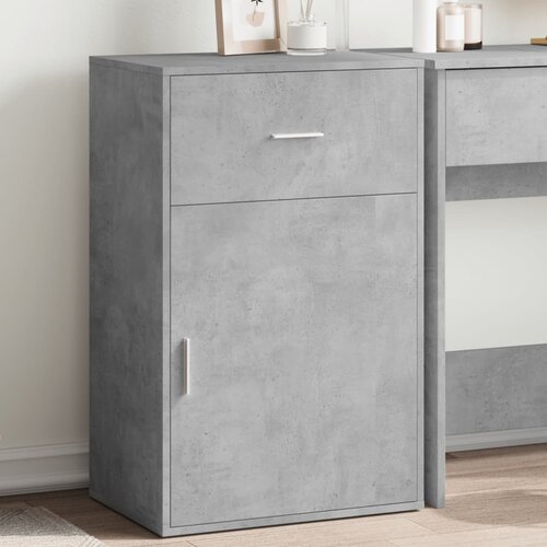 vidaXL Omara betonsko siva 56,5x39x90 cm inženirski les Cene