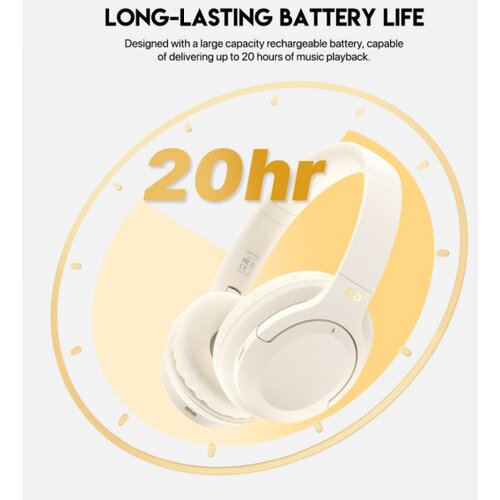 Fantech bluetooth slu&amp;scaron;alice go vibe WH05 bež Slike