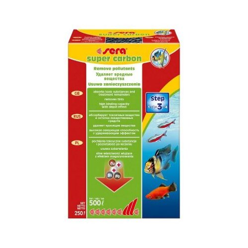 Sera sredstvo za filtriranje vode super carbon 250g Cene