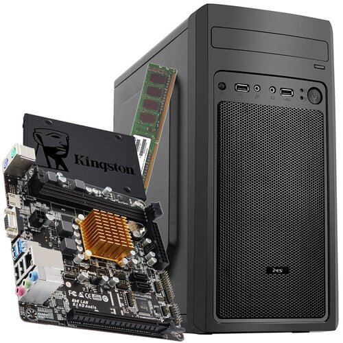  GNC OFFICE AMD E1-6010, MB BIOSTAR A68N-2100K, RAM 8 GB DDR3 1333 MHz, SSD 240 GB, Kući&scaron;te sa napajanjem 500w, 2Y, NO OS Cijene