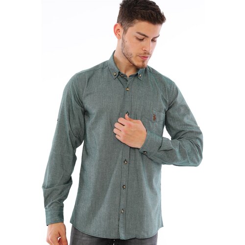 Dewberry G723 MEN&amp;#039;S SHIRT-KHAKI Slike