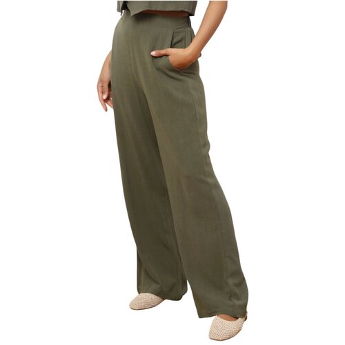 La Modeuse Hlače 74235_P175668 Kaki Slike