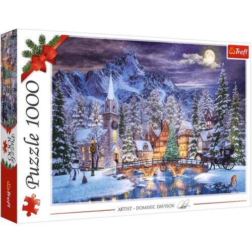 Puzzle 1000 pcs. Christmas Atmosphere Trefl 10629 Slike