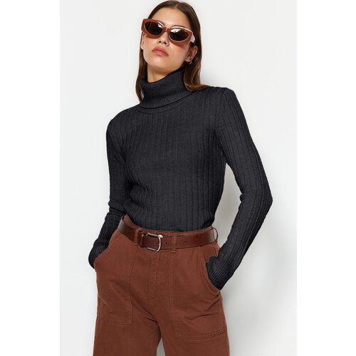 Trendyol Dark Anthracite Soft Texture Basic Knitwear Sweater Cijene