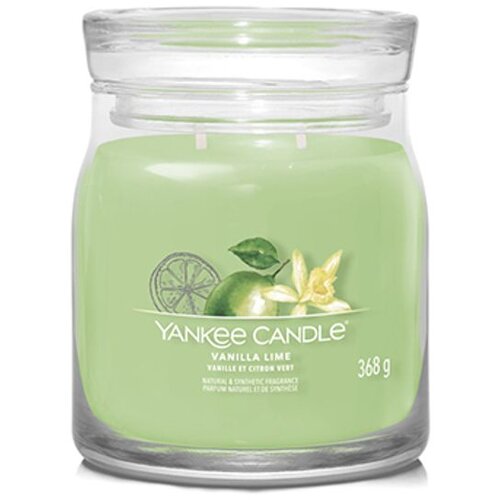 Yankee Candle Vanilla Lime dišeča sveča Signature 368 g Cene