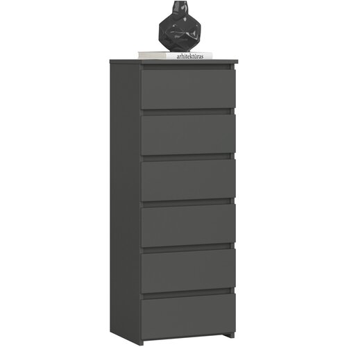 AKORD KOMODA CL6 GRAFITNO SIVA, (21703172) Cene